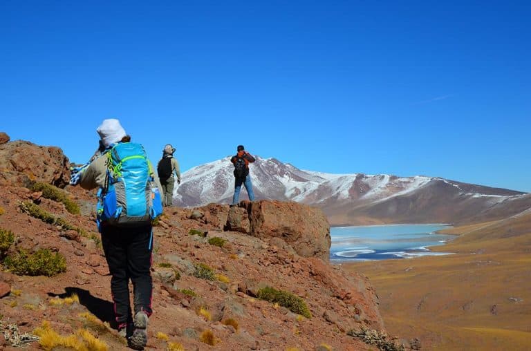 Volcano Ascends at Atacama Desert